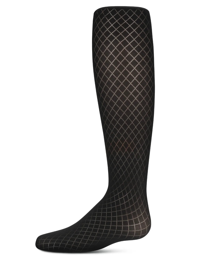 tights semi opaque diamond