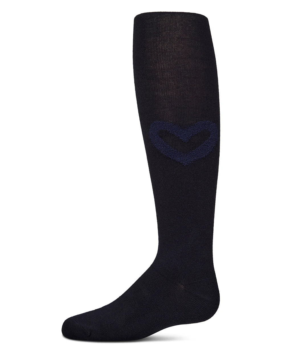 tights cotton fuzzy heart