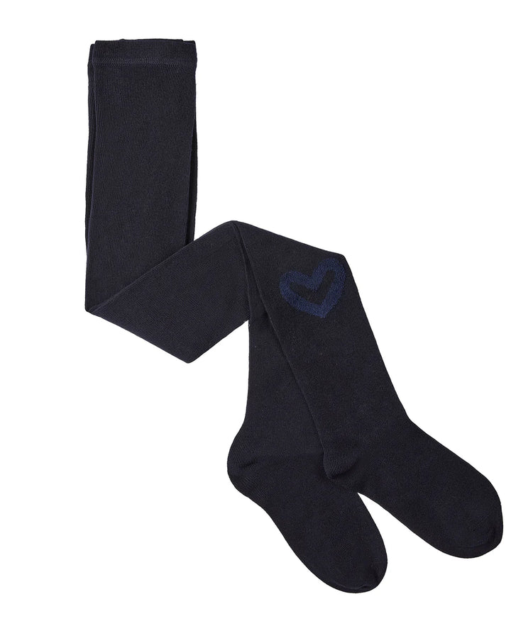 tights cotton fuzzy heart