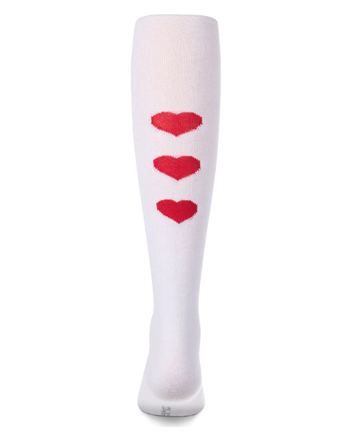 tights cotton triple heart