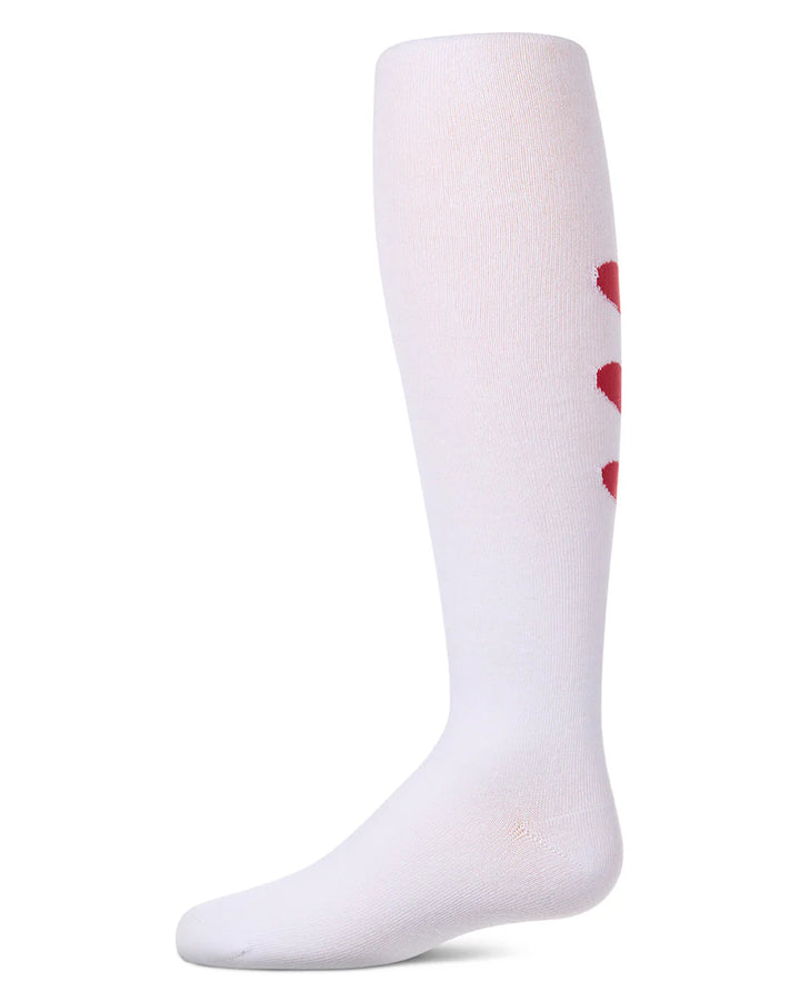 tights cotton triple heart