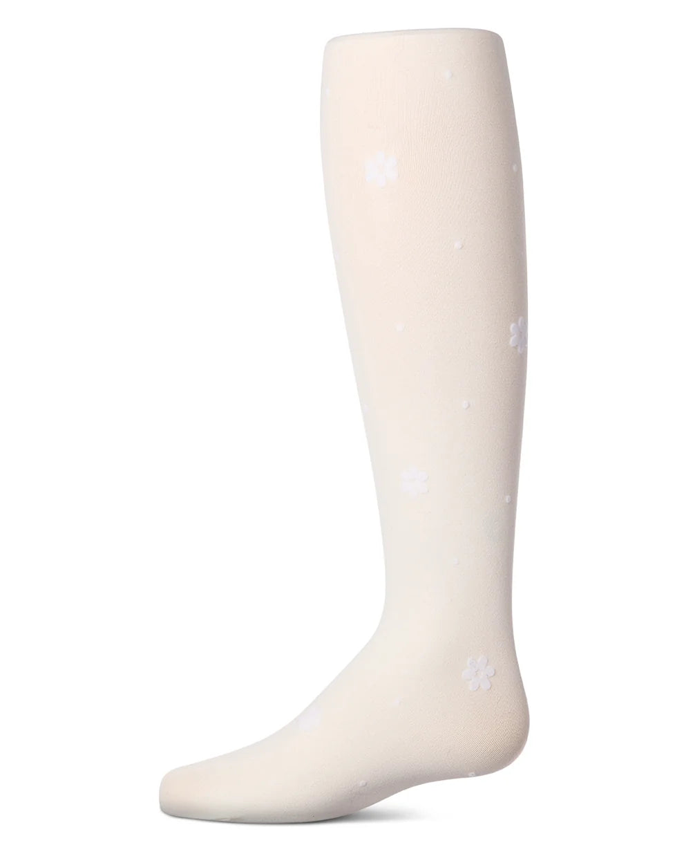 tights flocked dotted bloom