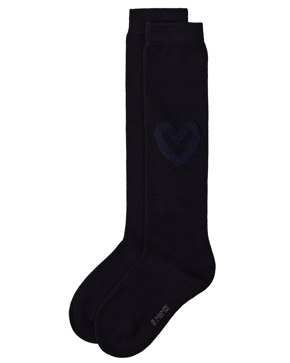 knee high fuzzy heart