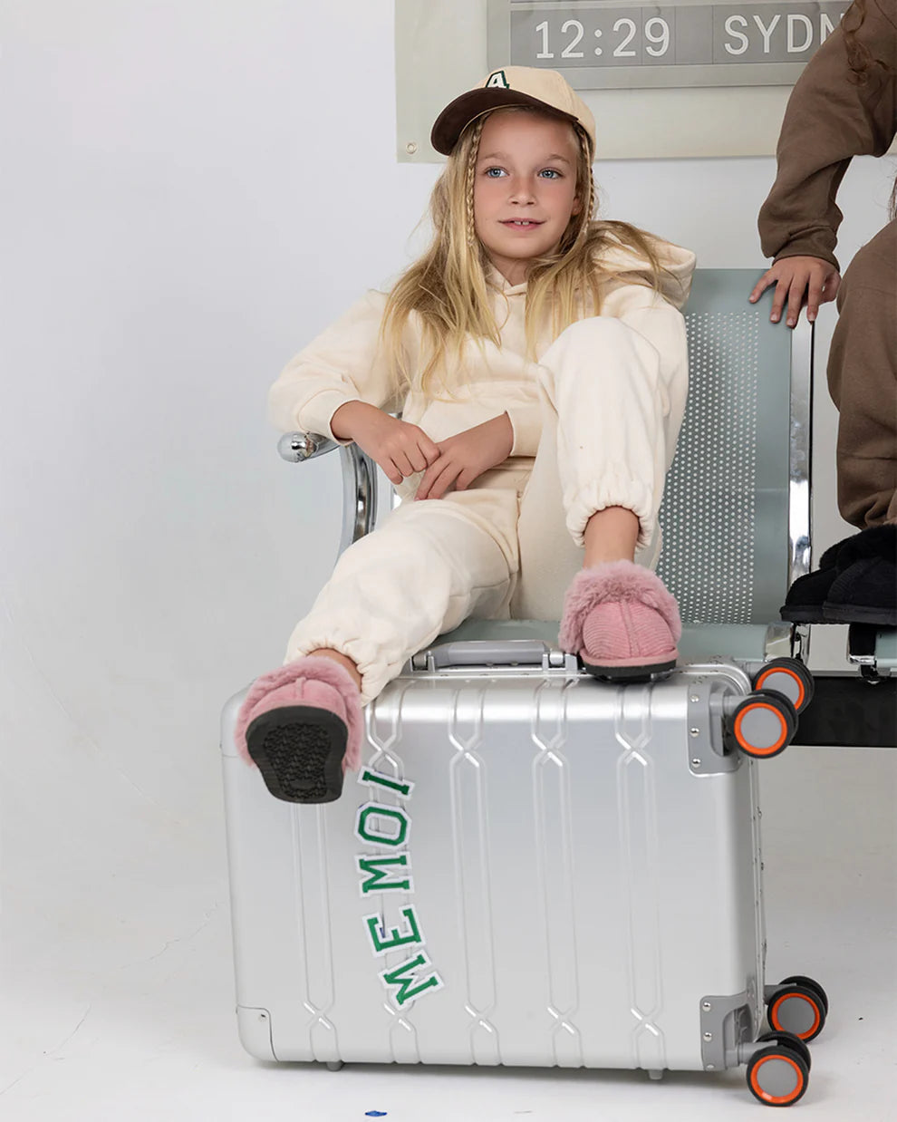 slipper ribbed sling back