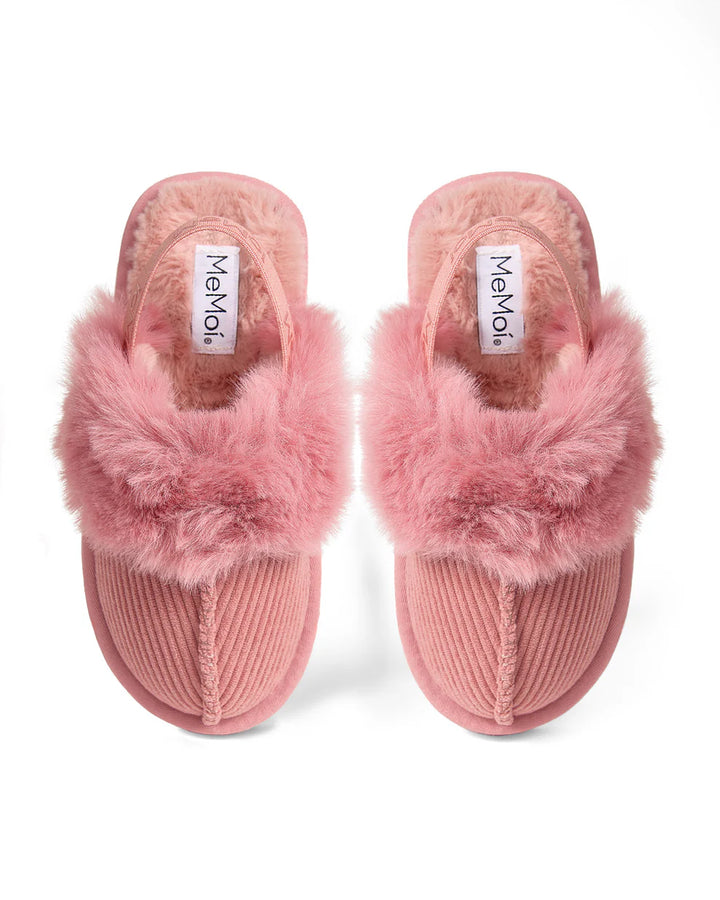 slipper ribbed sling back