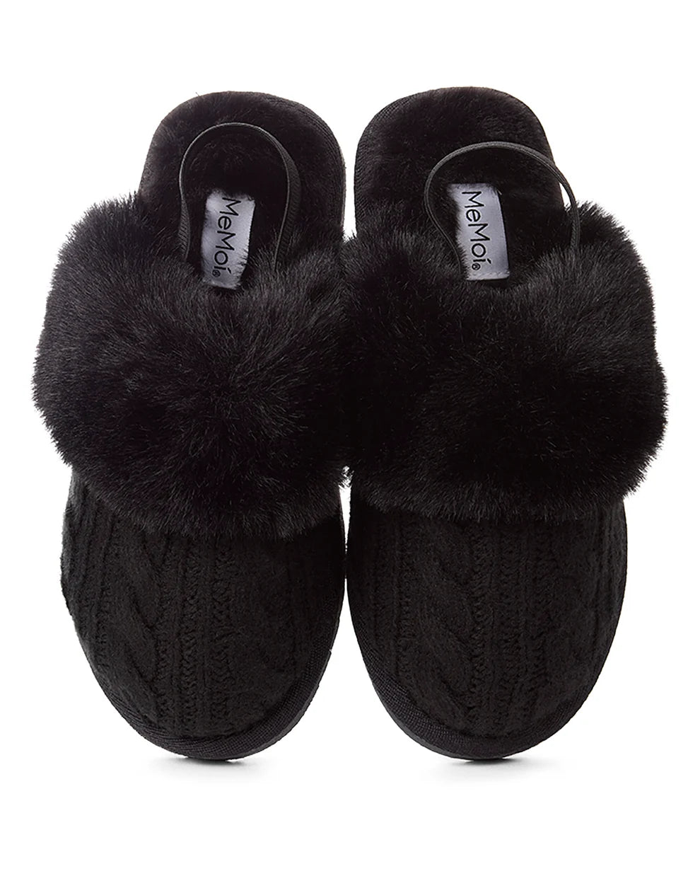 slippers cable plush
