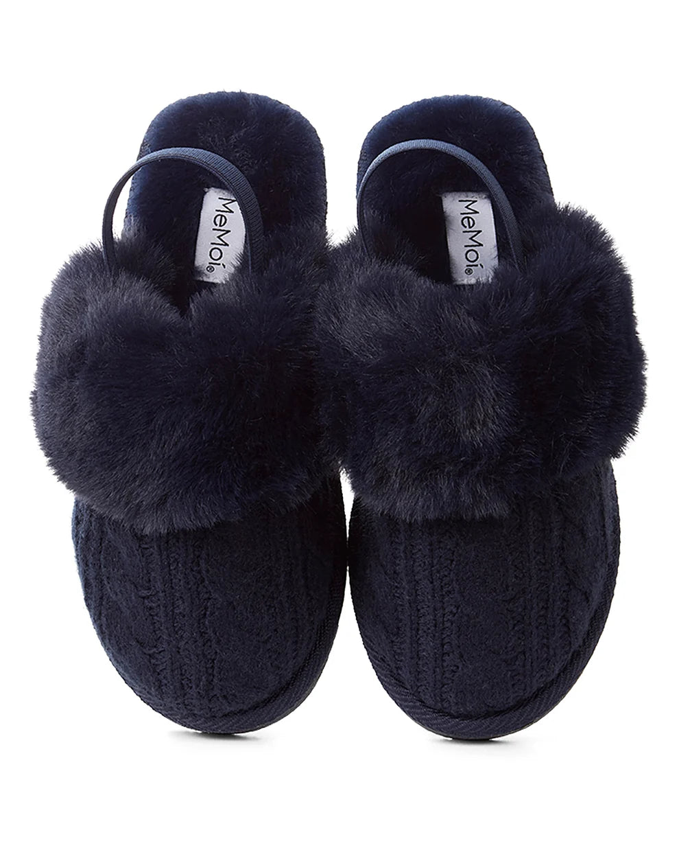 slippers cable plush