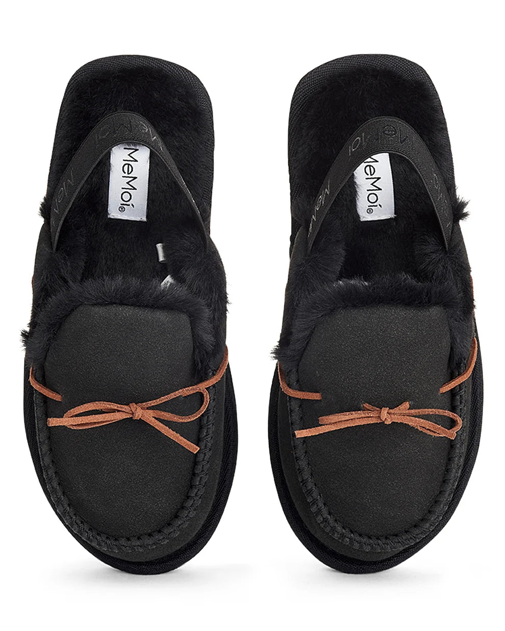 slippers suede bow