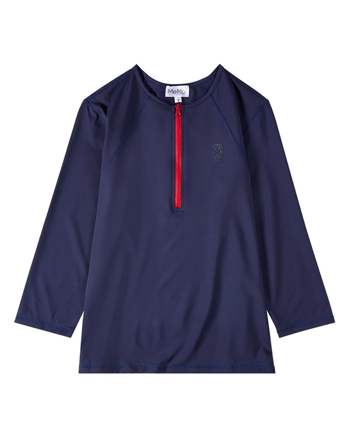 swim tee half zip