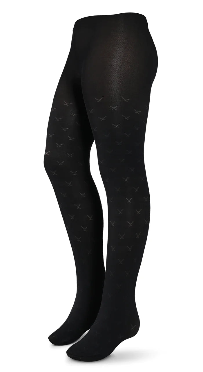 tights design v pattern opaque