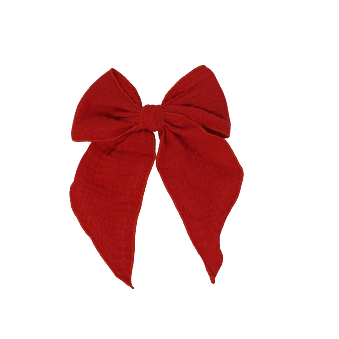 clip muslin bow