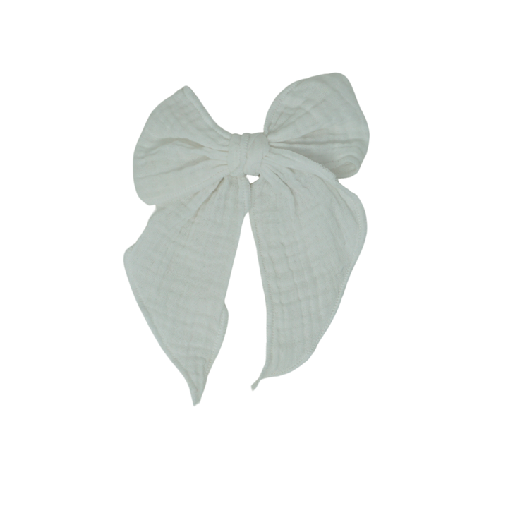 clip muslin bow