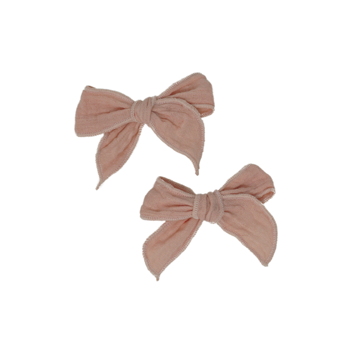 clip muslin bow set