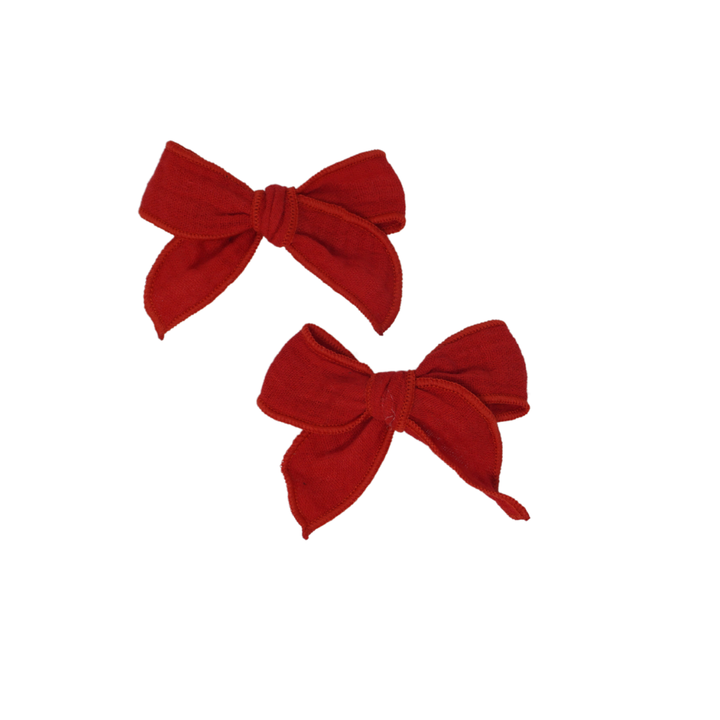 clip muslin bow set