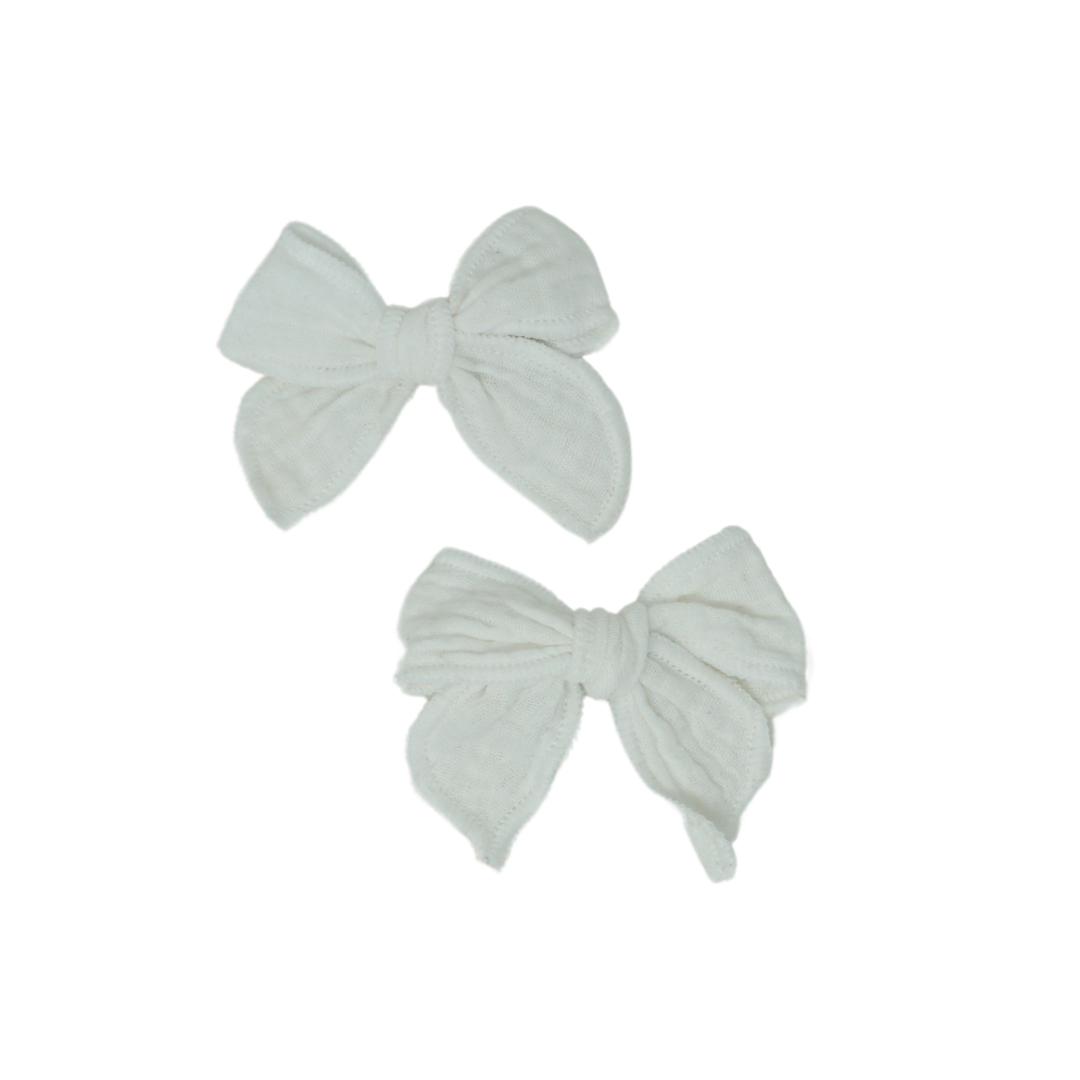 clip muslin bow set