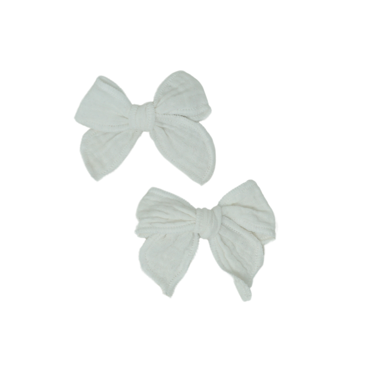 clip muslin bow set