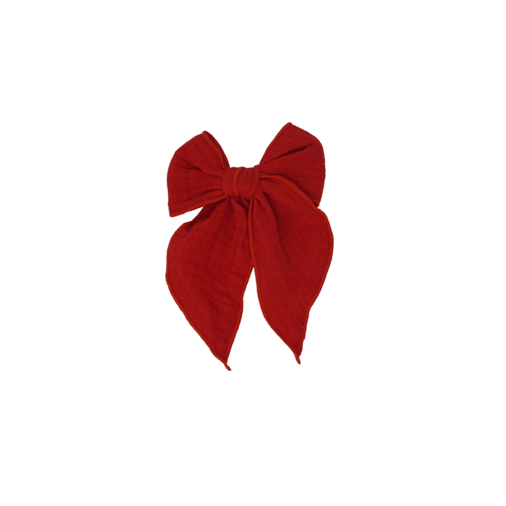 clip muslin bow