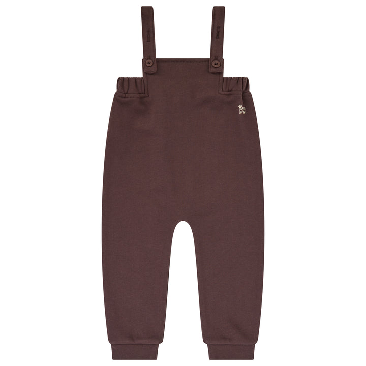 set outfit printed mockneck and overalls