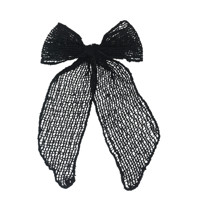 clip netting crochet bow