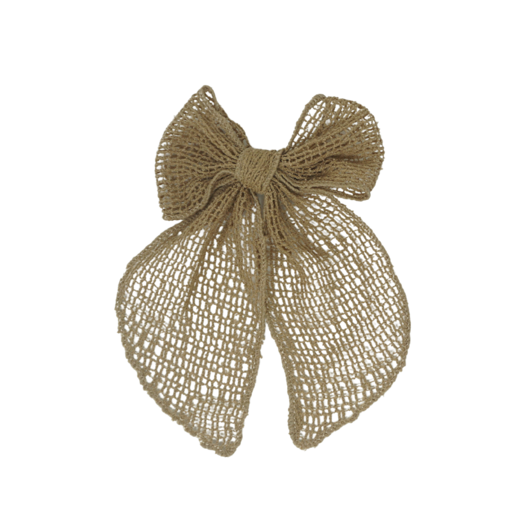clip netting crochet bow
