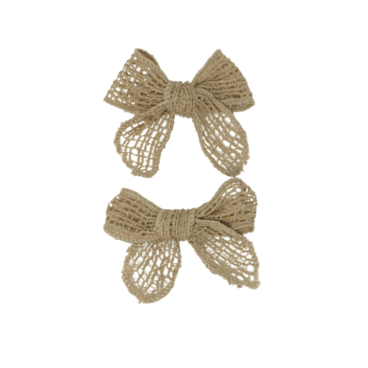 clip netting crochet bow