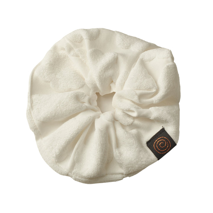 pony scrunchie terry floral
