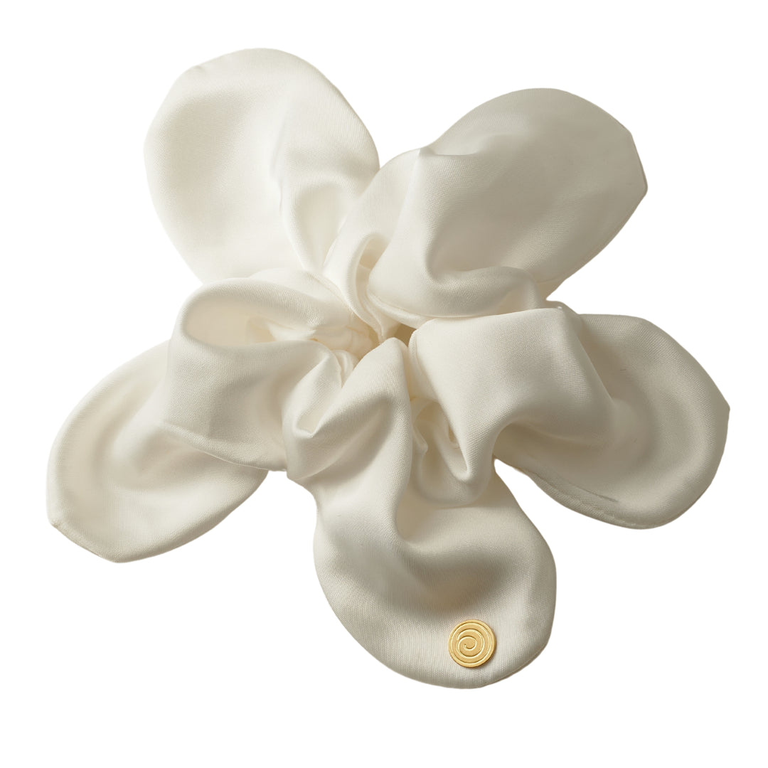 pony scrunchie silk