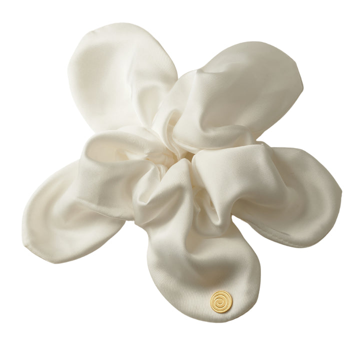 pony scrunchie silk