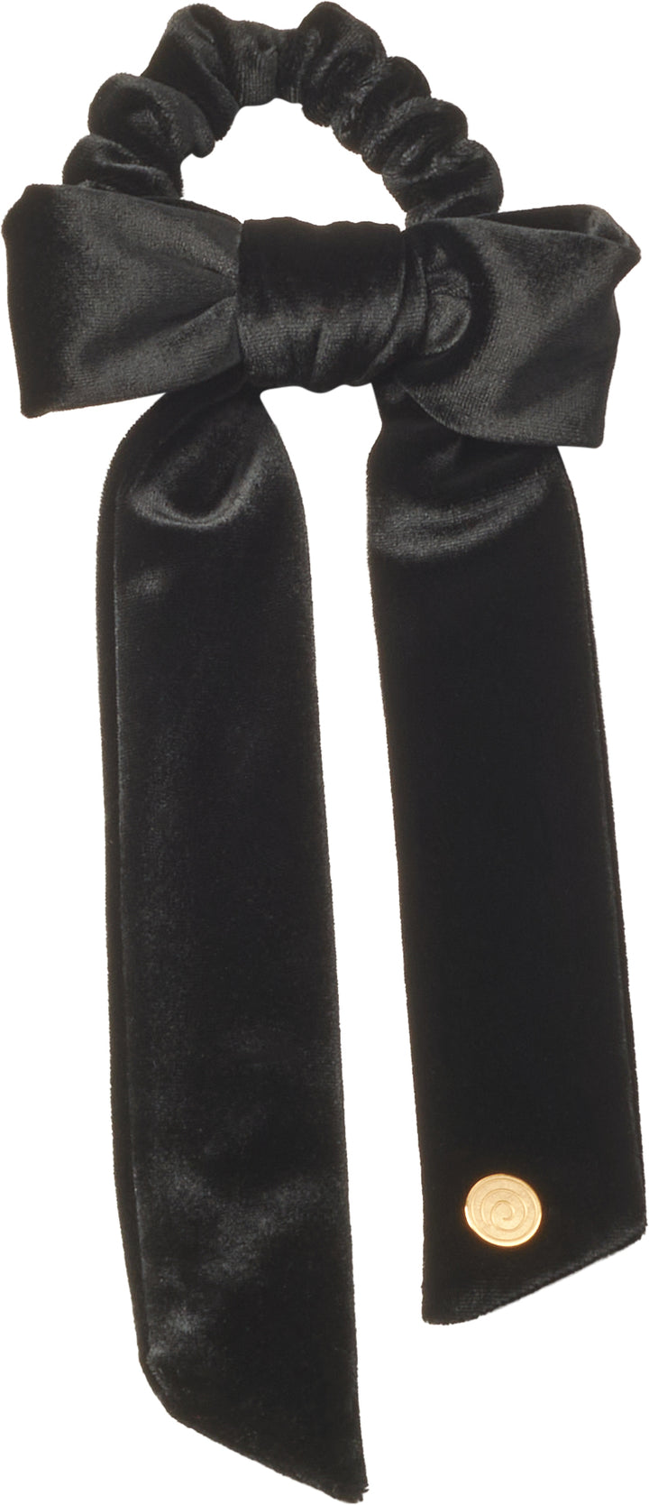pony velvet ties with bow
