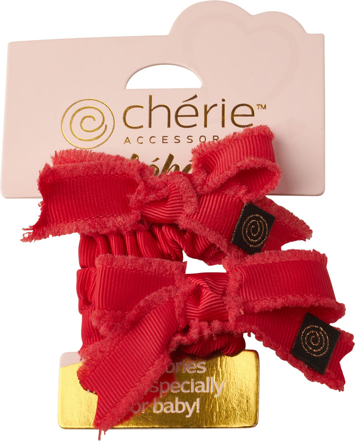 pony scrunchie gg fringe bow set