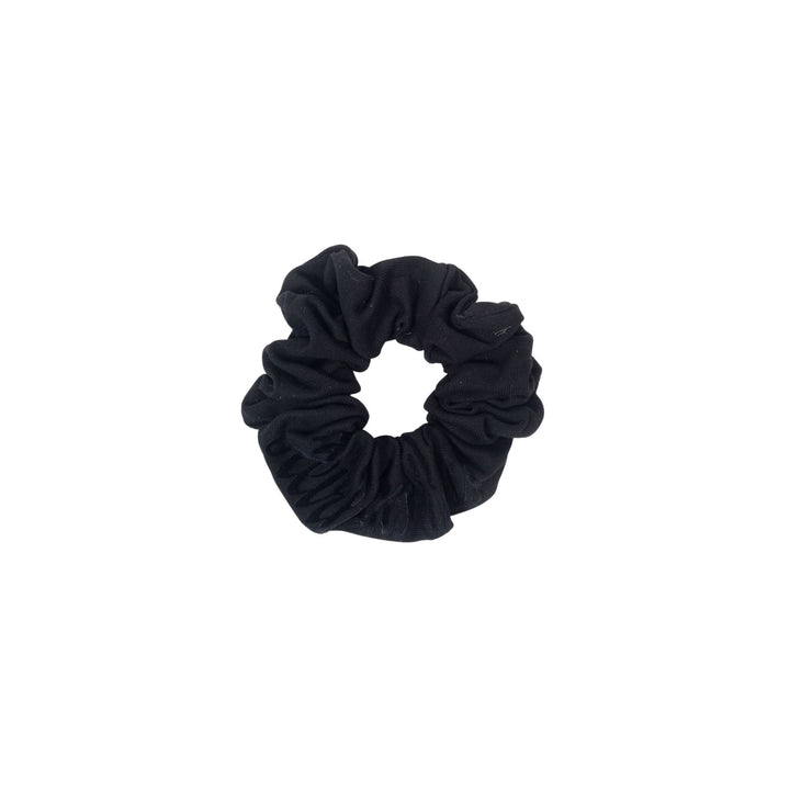 pony scrunchie flocked logo
