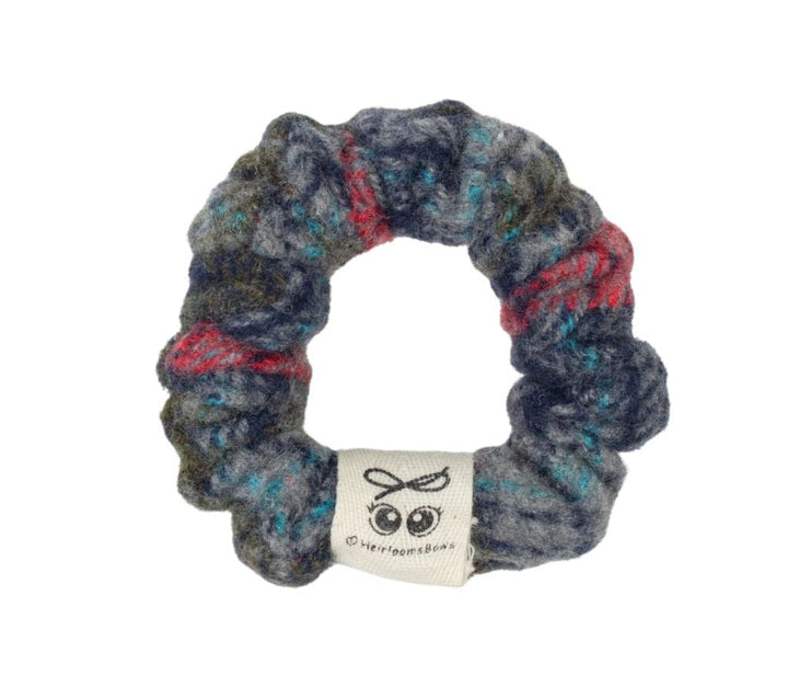 pony scrunchie plaid