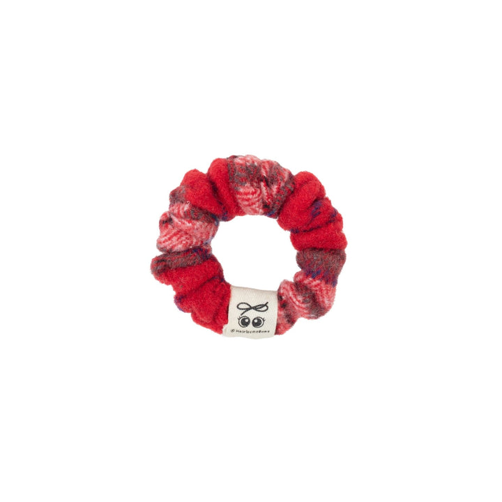pony scrunchie plaid