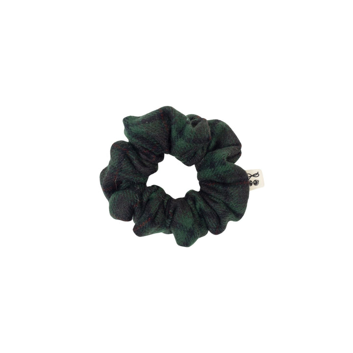 pony scrunchie plaid