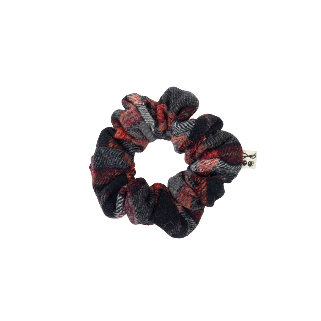 pony scrunchie plaid