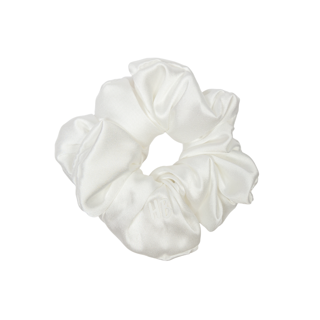 pony scrunchie satin