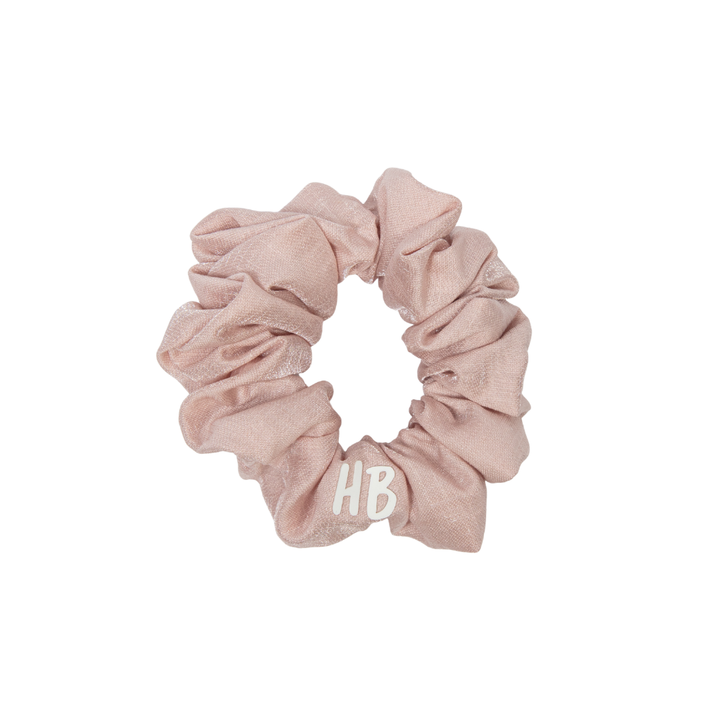 pony scrunchie satin sparkle