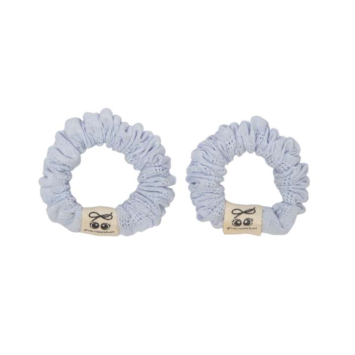 pony scrunchie thin eyelet set