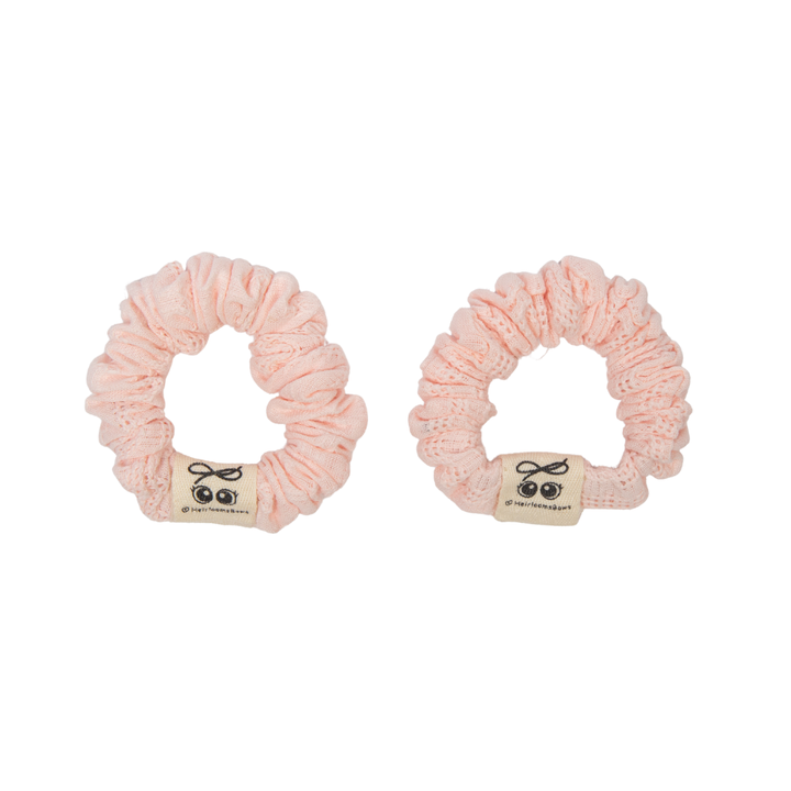pony scrunchie thin eyelet set