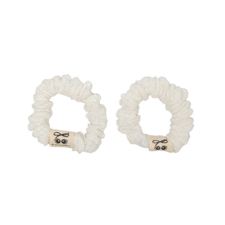 pony scrunchie thin eyelet set