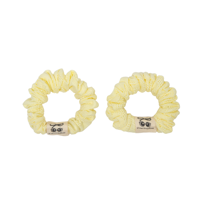 pony scrunchie thin eyelet set