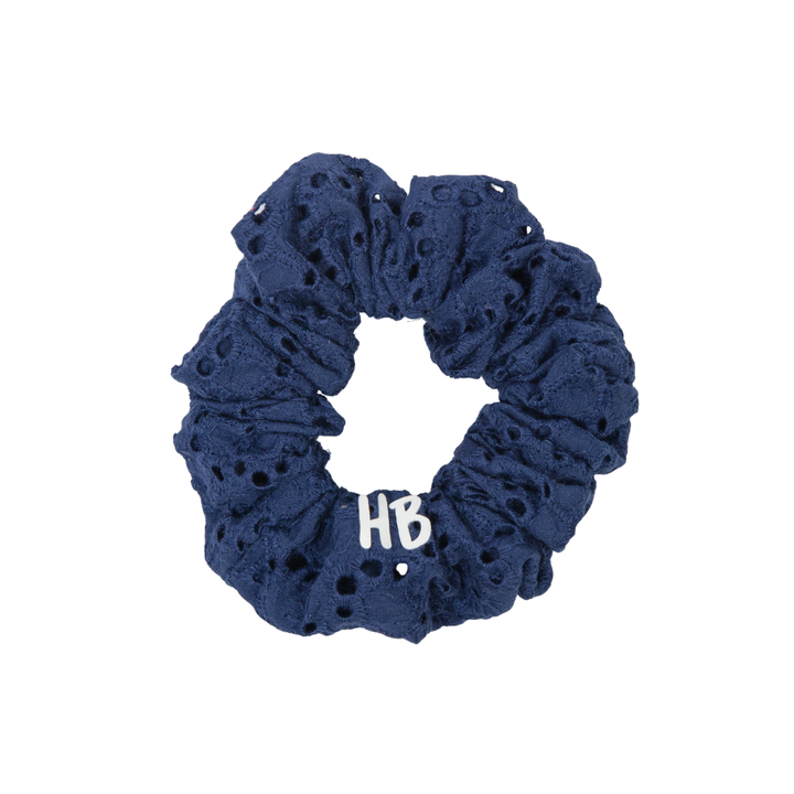 pony scrunchie heavy eyelet
