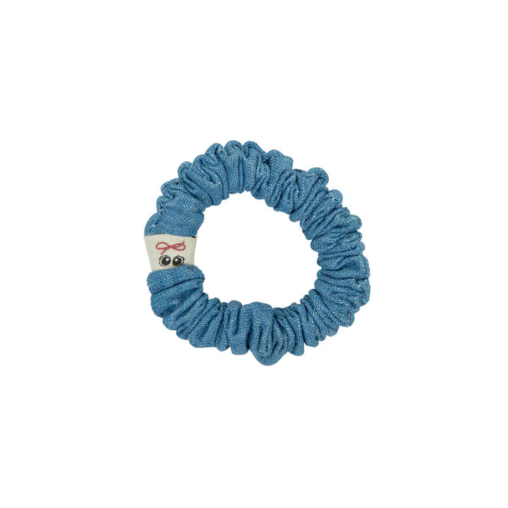 pony scrunchie denim set