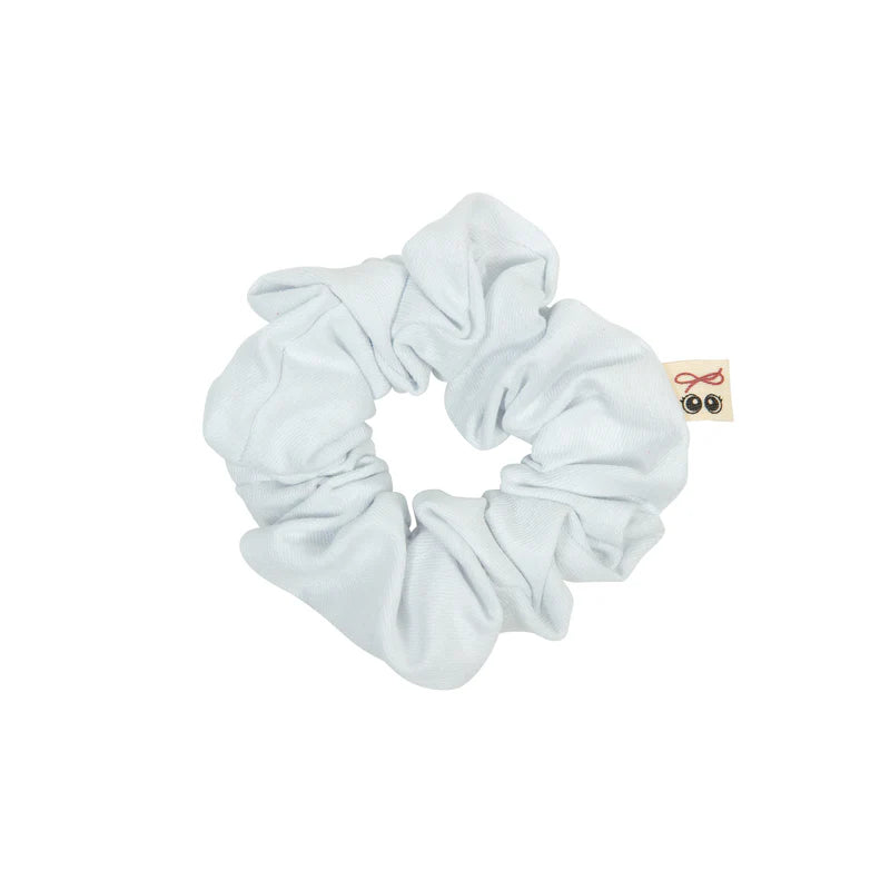 pony scrunchie denim