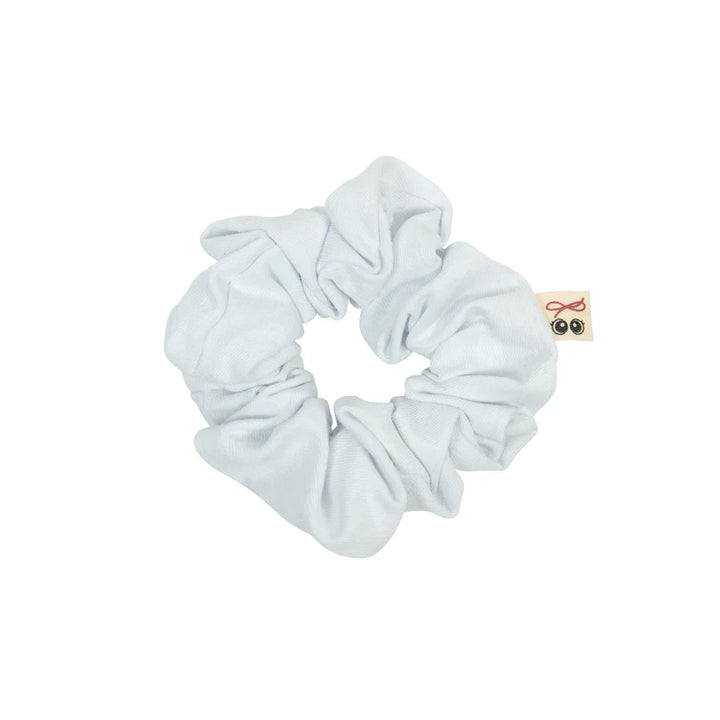 pony scrunchie denim