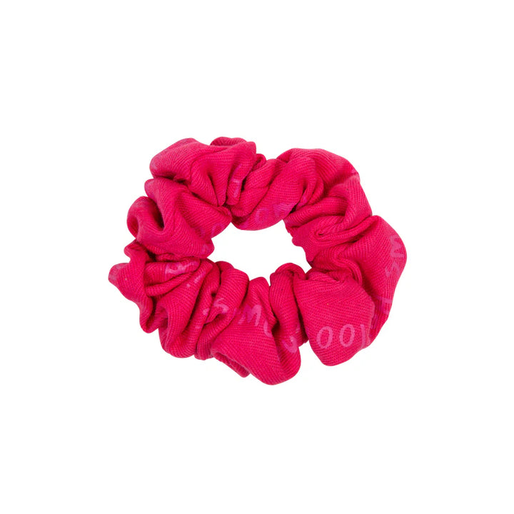 pony scrunchie logo stretch