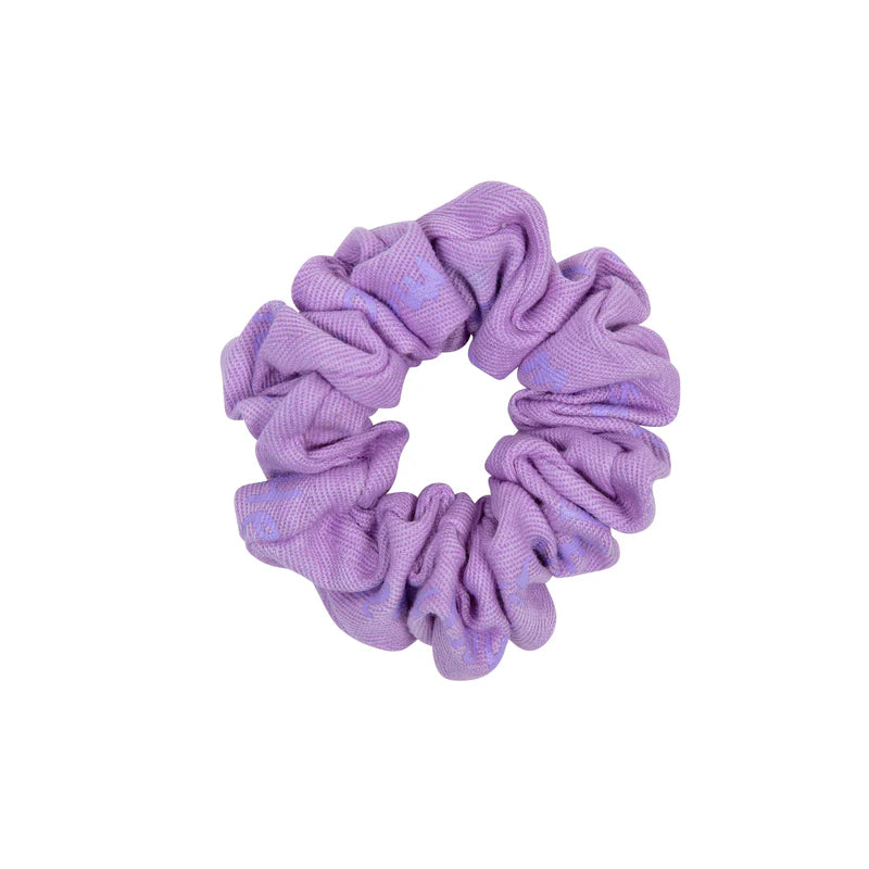 pony scrunchie logo stretch