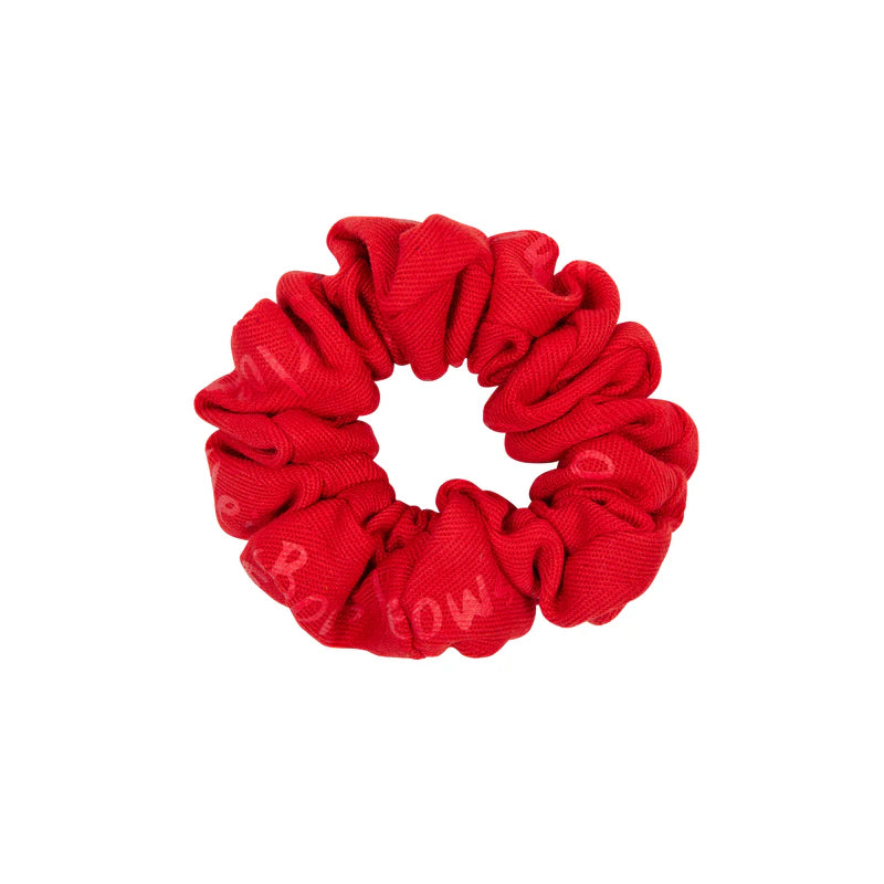 pony scrunchie logo stretch