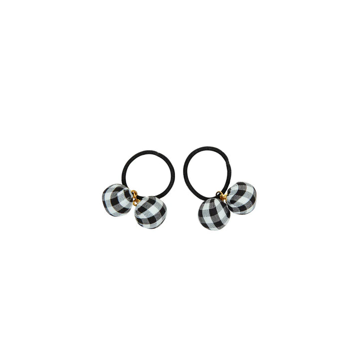 pony pin stripe and gingham with edge ball set