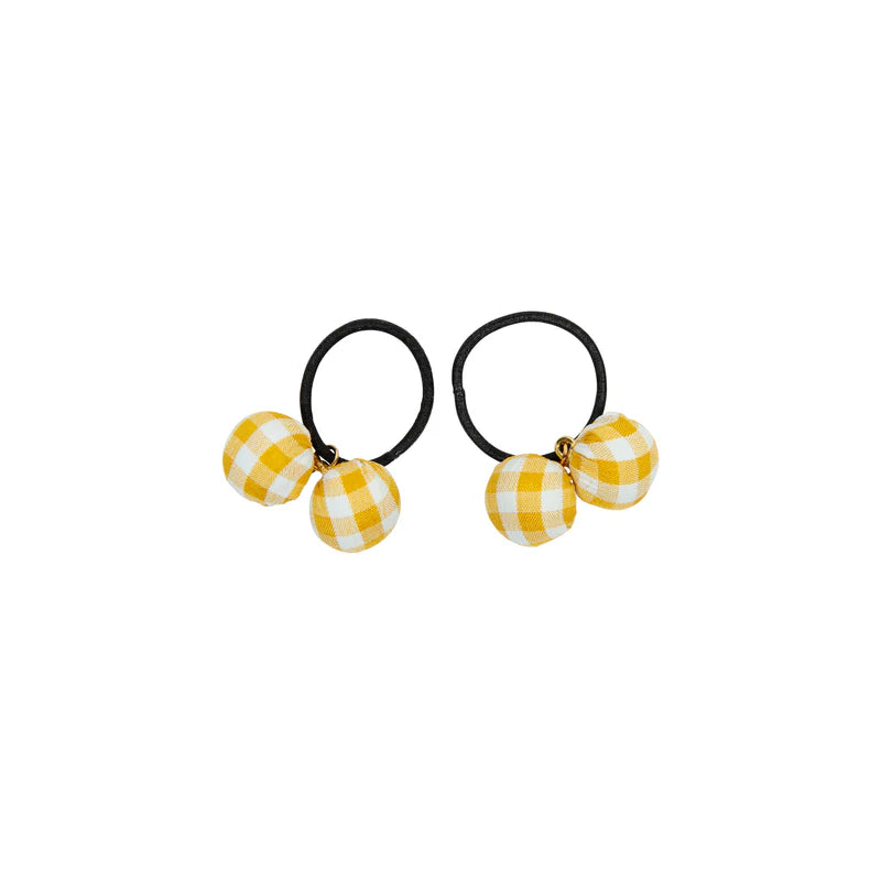 pony pin stripe and gingham with edge ball set